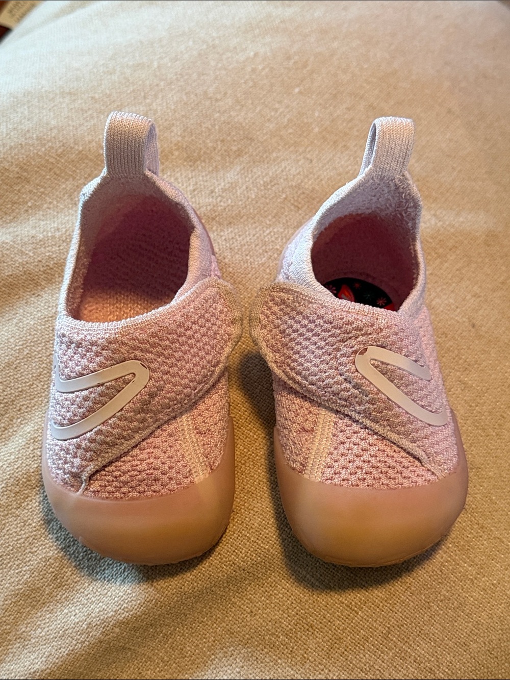Nike Kids Slip-On Athletic Shoes - Pink